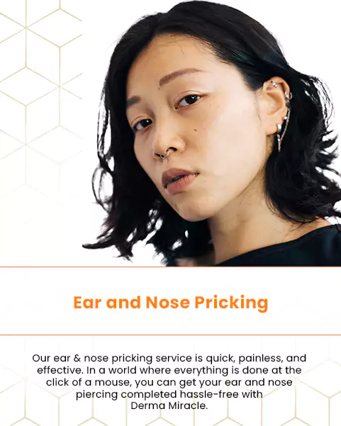 ear and nose pricking